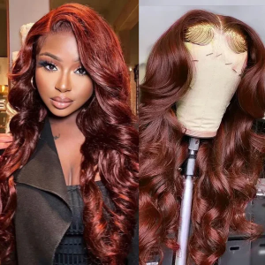 HD LACEWIG BODY WAVE BRUNETTE BURGUNDY COLOR