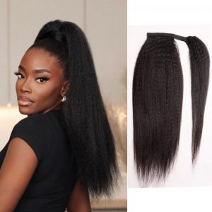 Ponytail Kinky Straight Hair - Crépu lisse