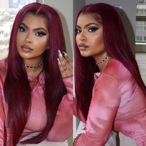 HD LACEWIG STRAIGHT BURGUNDY